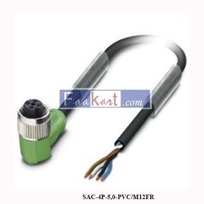 Picture of SAC-4P-5,0-PVC/M12FR phoenix contact Sensor/actuator cable