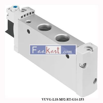 Picture of VUVG-L18-M52-RZT-G14-1P3  FESTO Air solenoid valve without spring
