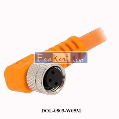 Picture of DOL-0803-W05M  SICK CONNECTOR CABLE