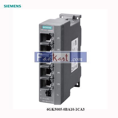 Picture of 6GK5005-0BA10-1CA3 SIEMENS  SCALANCE X005EEC Switch