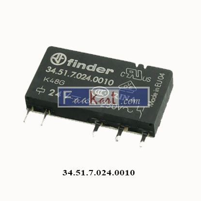Picture of 34.51.7.024.0010  FINDER  24vdc single channel relay