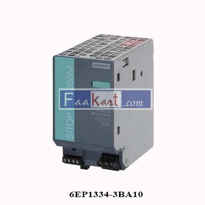 Picture of 6EP1334-3BA10  Siemens   Power Supply24 volt DC/10 Amp
