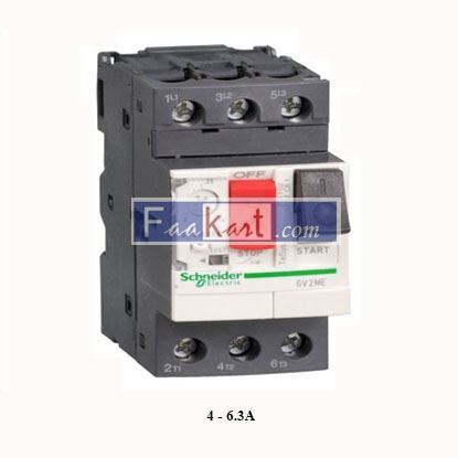 Picture of GV2ME10 - 4 - 6.3A  MOTOR CIRCUIT BREAKER