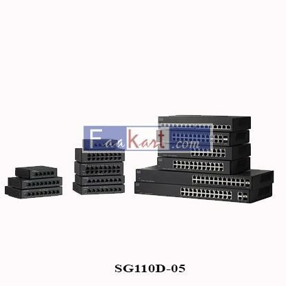 Picture of SG110D-05  CISCO 5 Port Ethernet switch