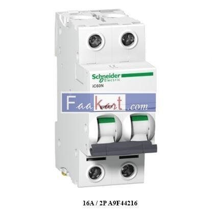 Picture of A9F44216 Schneider CIRCUIT BREAKER - 16A / 2P