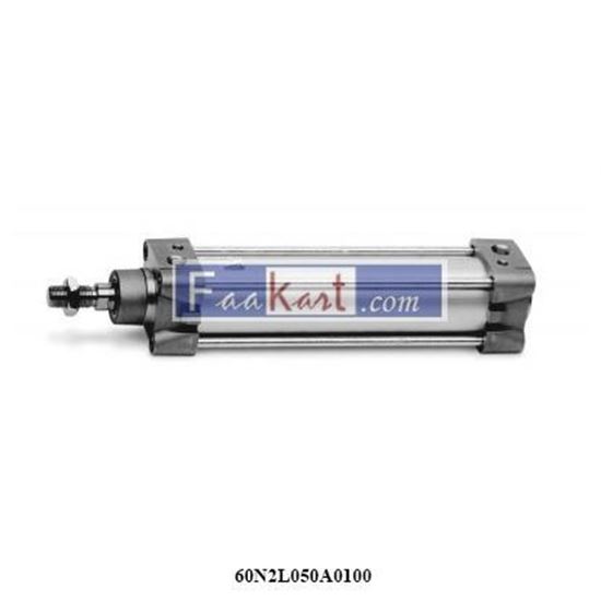 Picture of 60N2L050A0100+L-41-50 CAMOZZI  PNEUMATIC CYLINDER ( SI50X150-SG) WITH BRACKET