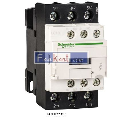 Picture of LC1D32M7 	SCHNEIDER ELECTRIC CONTACTOR