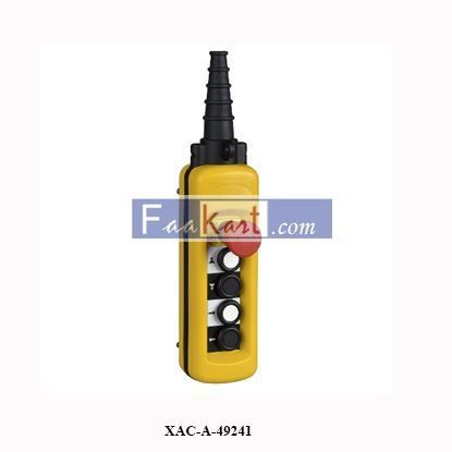 Picture of XAC-A-49241  PENDANT STATION PUSHBUTTON 1 EMERGENCY STOP- CONTROL CIRCUIT 10A SCHNEIDER  ATTACHED SAMPLE PICTURE