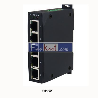 Picture of EH3005 Unmanaged Gigabit Ethernet Switch, 5-Port Slim-Type, Plastic Housing