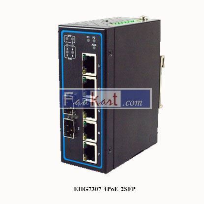 Picture of EHG7307-4PoE-2SFP Industrial 7-Port Unmanaged Gigabit Switch