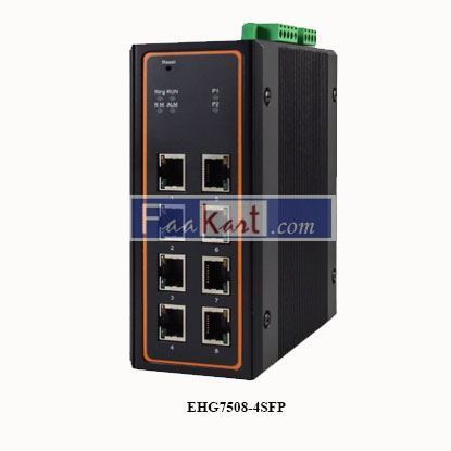Picture of EHG7508-4SFP 8-Port Industrial Managed Gigabit Switch