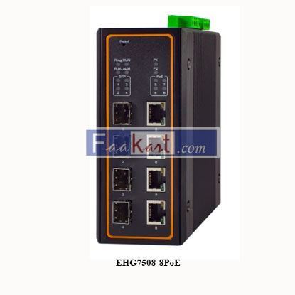 Picture of EHG7508-8PoE 8-Port Industrial Managed Gigabit PoE Switch