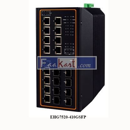 Picture of EHG7520-410GSFP 20-Port High-Bandwidth Industrial Managed Gigabit  Switch