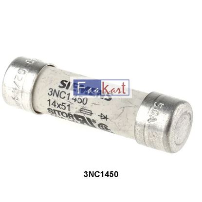Picture of Cylindrical fuse link 14x51 mm, 50A SIEMENS 3NC1450