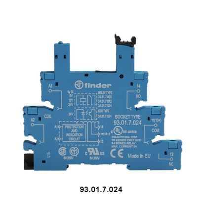 Picture of 93.01.7.024 -FINDER  Relay Socket