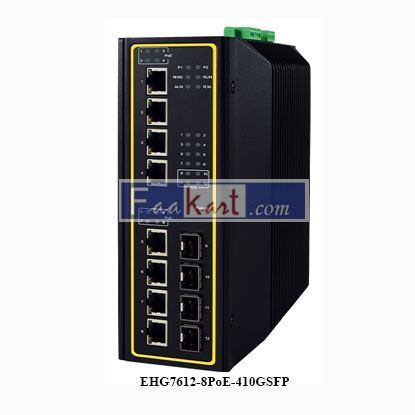 Picture of EHG7612-8PoE-410GSFP Gigabit PoE Switch
