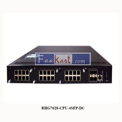 Picture of RHG7628-CPU-4SFP-DC Ethernet PoE Switch