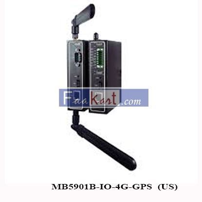 Picture of MB5901B-IO-4G-GPS  (US) 4G LTE Cellular to Ethernet and Serial Secure Modbus Gateway/Router