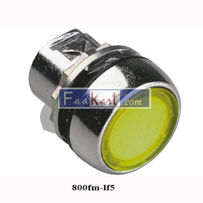 Picture of 800fm-lf5  Allen Bradley Push Button illuminated  Yellow