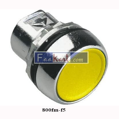 Picture of 800fm-f5  Allen Bradley Push Button non illuminated Yellow