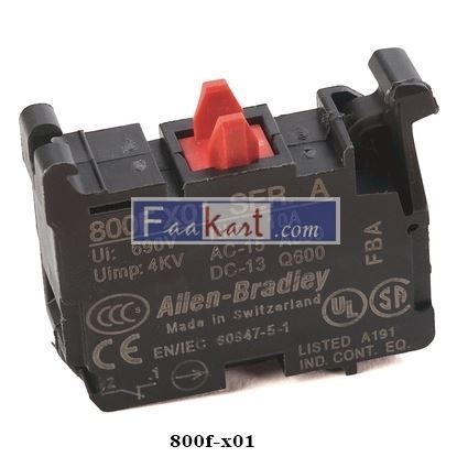 Picture of 800F-X01   Allen Bradley NC contact