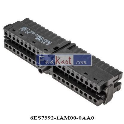 Picture of 6ES7392-1AM00-0AA0 Connector40-pin, screw-type, for module, front connection Siemens