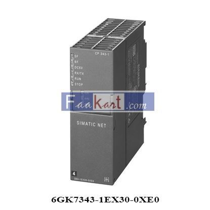 Picture of 6GK7343-1EX30-0XE0 SIEMENS Communications processor CP 343-1 for connection of SIMATIC S7-300