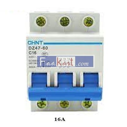 Picture of 16A  CIRCUIT CHINT   BREAKER 3POLE