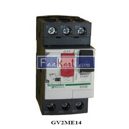 Picture of GV2ME14  MANUAL STARTER 6- 10 AMPS  SCHNEIDER