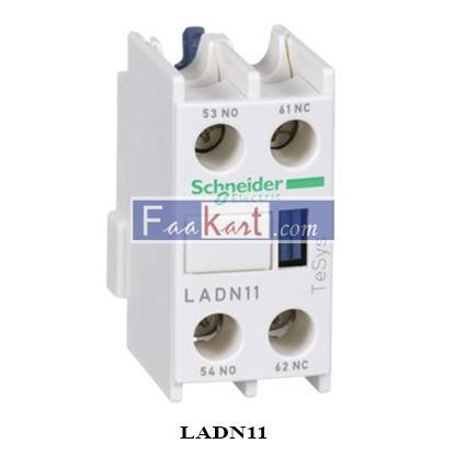 Picture of 1NO+1NC LADN11 SCHNEIDER AUXILIARY CONTACT T BLOCK