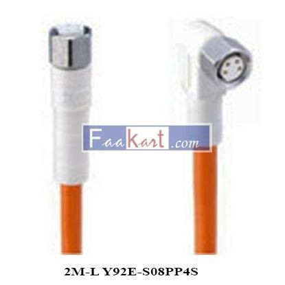 Picture of 2M-L Y92E-S08PP4S STRAIGHT OMRON SENSOR CABLE