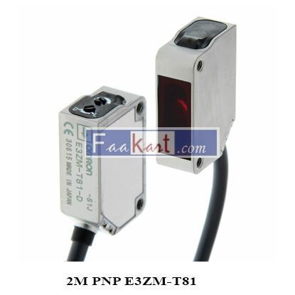 Picture of 2M PNP E3ZM-T81 OMRON PHOTOELECTRIC BEAM WIRE