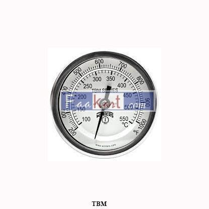 Picture of TBM TEMPERATURE GAUGE, 6 inch stem. Item : Bi-metal Thermometer Brand : Winters TBM Series