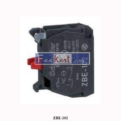 Picture of ZBE-102  CONTACT BLOCK (FOR XB2-B) NC BLOCK(BRAND-SCHNEIDER ELECTRIC) ZBE102