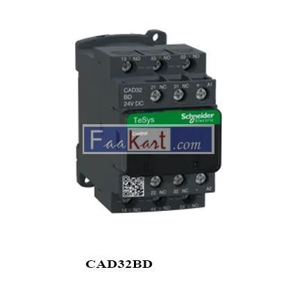 Picture of CAD32BD SCHNEIDER  CONTROL RELAY