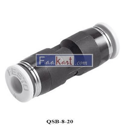 Picture of QSB-8-20 FESTO PUSH-IN-STRAIGHT CONNECTOR