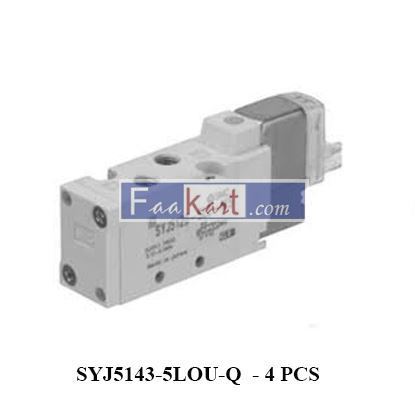 Picture of SYJ5143-5LOU-Q  - 4 PCS  AND SS5YJ5-42-04-C6 1 PC AND PNEUMATIC VALVE MODULE UNIT TU220
