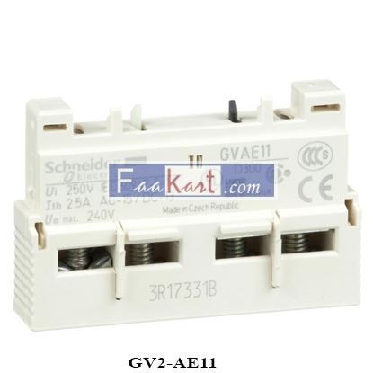 Picture of GV2-AE11 SCHNEIDER AUXILLARY CONTACTOR