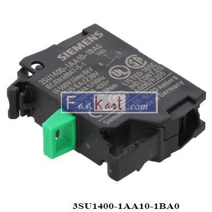 Picture of 3SU1400-1AA101BA0 SIEMENS CONTACT BLOCK