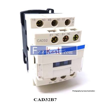 Picture of CAD32B7  SCHNEIDER   D control relay - 3 NO + 2 NC - <= 690 V - 24 V AC standard coil