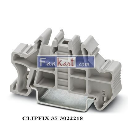 Picture of CLIPFIX 35-3022218  Phoenix contact -End clamp-  Quick mounting end clamp for NS 35/7,5 DIN rail or NS