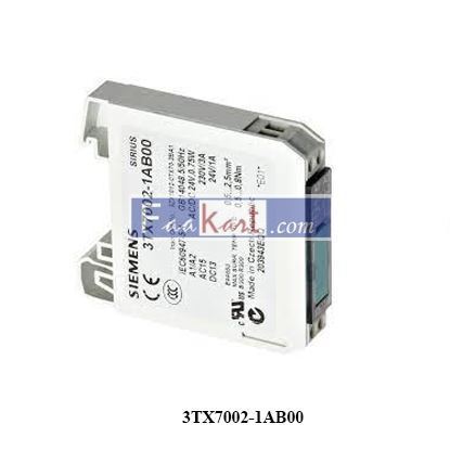 Picture of 3TX7002-1AB00 SIEMENS  COUPLING RELAY SUCCESSOR is 3RQ3018-1AB00