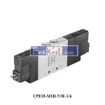 Picture of CPE18-M1H-5/3E-1/4  Festo DOUBLE SOLENOID VALVE WITH COIL 170249