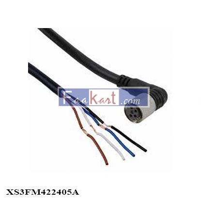 Picture of XS3FM422405A M8 CONNECTOR SENSOR CABLE FLEXIBLE 5MTR LENGTH