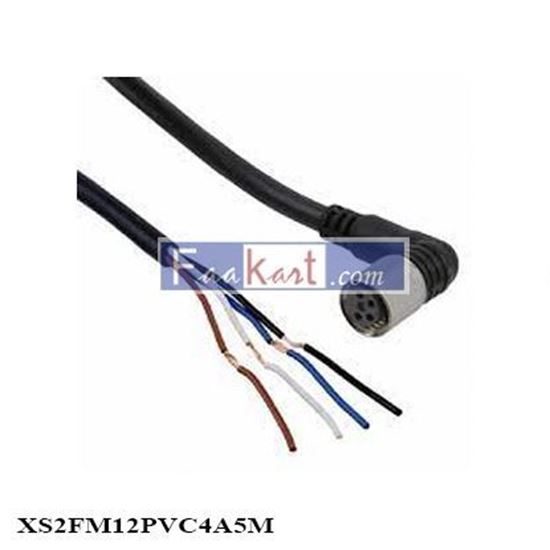 Picture of XS2FM12PVC4A5M  M12 CONNECTOR SENSOR CABLE FLEXIBLE 5MTR LENGTH