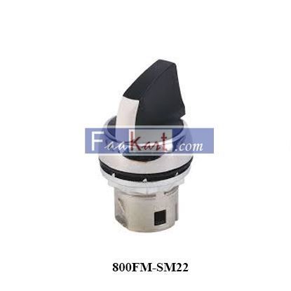 Picture of S800FM-SM22 ALLEN-BRADLEY SELECTOR SWITCH 22.5mm 2POSITION STAYPUT BLACK/WHITE
