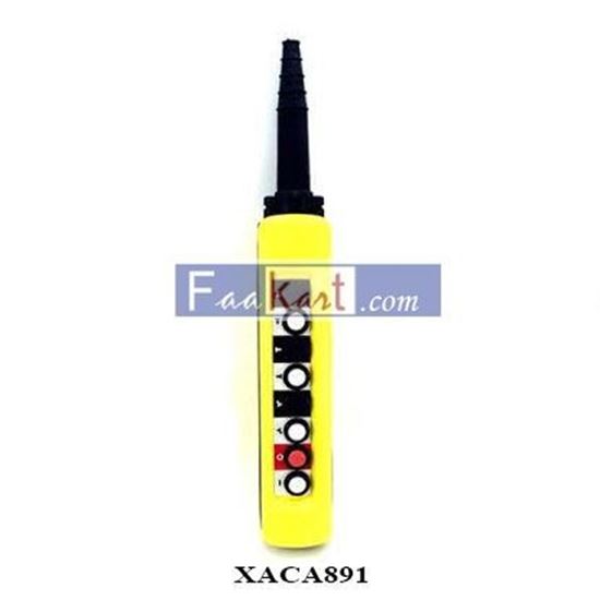 Picture of XACA891  Telemecanique Pendant Control Station, 8 Gang, 7 x 1NO + 1x 1 NC, Current rating 10A