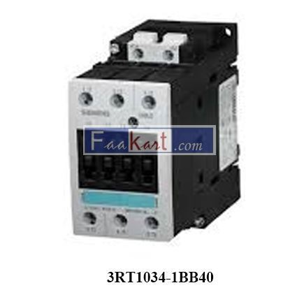 Picture of 3RT1034-1BB40 SIEMENS  CONTACTOR