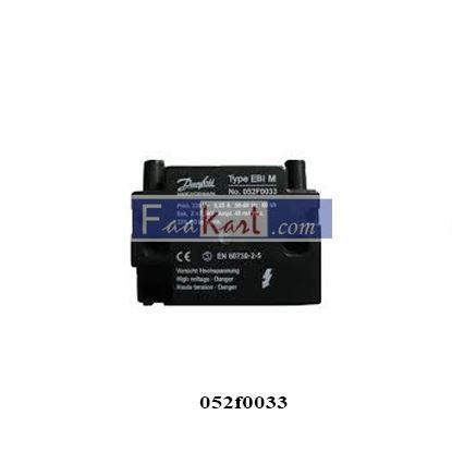 Picture of 052f0033 Danfoss Ignition Transformer, Primary 230V, 0.25A, 50/60Hz, 2X7.5KV, EN 60730 EBIM