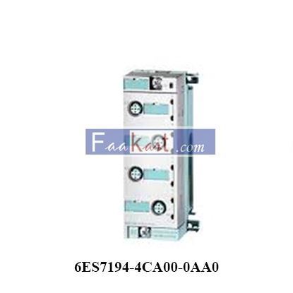 Picture of 6ES7194-4CA00-0AA0 Siemens - Simatic DP, CONNECTING Module FOR Digital and ANALOG ELECTRONIC Modules ET 200PRO 4 X M12
